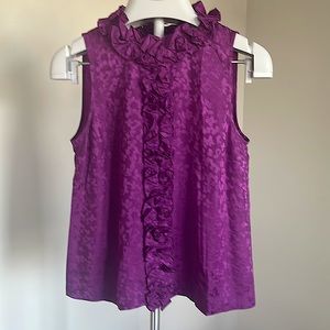 MARC BY MARC JACOBS Purple blouse with subtle Floral pattern